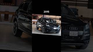 Evolution of audi Q7 2005👉2024 audi Q7 cars shorts [upl. by Eiclud]