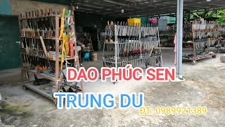 Dao Phúc Sen Cao Bằng TRUNG DU Dao nhà làm từ nhíp ô tô loại tốt nhất daophucsen trungdu dao [upl. by Schilt]