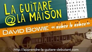 quotAshes to ashesquot de David Bowie  La guitare à la maison [upl. by Barnard]