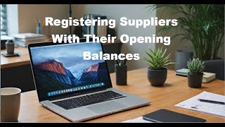 Registering suppliers with their opening balances [upl. by Freeborn768]