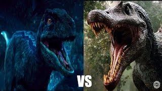 Spinosaurus vs Velociraptors HD [upl. by Delanos]