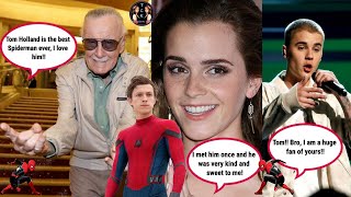 CELEBRITIES TALKING ABOUT TOM HOLLAND  WHY EVERYONE LOVES TOM HOLLAND  CELEBRITIES WHO LOVE HIM [upl. by Latnahc]