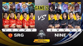 SELANGOR RED GIANTS VS NINERS  GAME 2  MPL MALAYSIA MUSIM 13  SRG VS NINE BM [upl. by Radford]