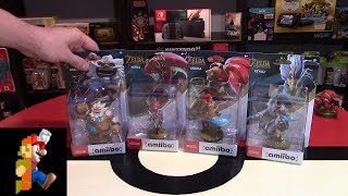 Zelda Champion Amiibo Unboxing Daruk Mipha Urbosa amp Revali [upl. by Yenittirb]