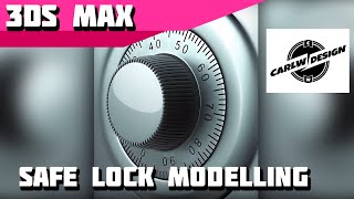 3DS Max  Safe Lock Modelling Tutorial [upl. by Ellemac]