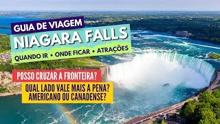 NIAGARA FALLS TUDO o que você PRECISA SABER para PLANEJAR sua VIAGEM  Guia COMPLETO com DICAS [upl. by Arabeila]