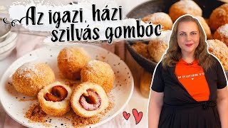 Szilvás gombóc házilag 🍽️ egyszerű recept [upl. by Tyrus798]