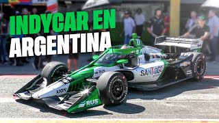 Un INDYCAR EN ARGENTINA  El SONIDO del V6 con Agustín Canapino y Juncos Racing en Buenos Aires [upl. by Eniamret]