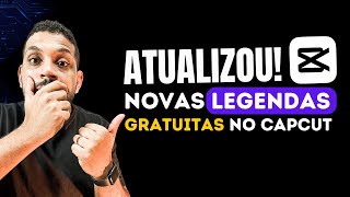 Novas Legendas Dinâmicas no Capcut Guia COMPLETO de como usar [upl. by Nyliret922]