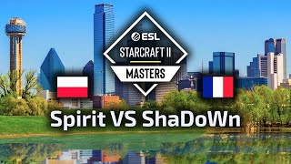 Spirit VS ShaDoWn TvP ESL Masters Spring Group Stage polski komentarz [upl. by Seditsira]