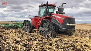 Case IH 420 ROWTRAC Tractor Disk Ripping [upl. by Ttej730]