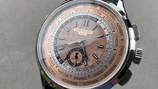 Patek Philippe 5935A World Time Chronograph 5935A001 Patek Philippe Watch Review [upl. by Naliorf82]