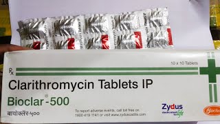 Bioclar 500 TabletsClarithromycin Tablets [upl. by Anaicilef]