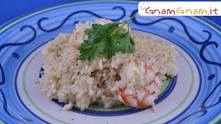 Risotto gamberoni e spumante  Gnam Gnam [upl. by Mcleod]