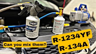 R1234YF and R134A AC Refrigerant [upl. by Mezoff]