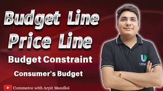 Budget Line  Price Line  Budget Constraint  Consumers Budget Microeconomics Consumers Behaviour [upl. by Jeannette904]