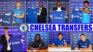 CHELSEA CONFIRMED TRANSFERS SUMMER 2024✅LukakuKDewsburyHallEstêvãoAdarabioyoVeigaMarc Guiu🔥 [upl. by Bow]