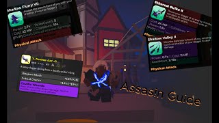 Roblox Vesteria Updated Assasin Guide not meta [upl. by Aletta835]