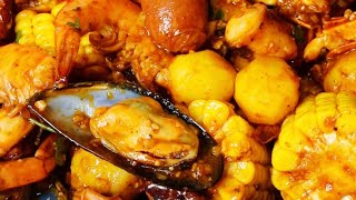 Seafood Boil  Cajun Seafood [upl. by Durgy712]