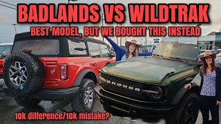 Ford Bronco Badlands VS Wildtrak 10k difference a mistake [upl. by Ecad]