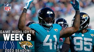 Indianapolis Colts vs Jacksonville Jaguars Game Highlights  NFL 2023 Week 6 [upl. by Gnilrets]