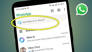 Ask Meta Ai Or Search  Ask Meta Ai Anything Whatsapp Kya Hai [upl. by Eerbua446]