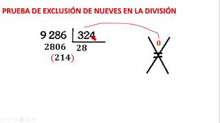 4 prueba de exclusion del nueve en la división [upl. by Lahcym15]