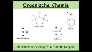 Funktionelle Gruppen in der organischen Chemie  eine Übersicht über einige funktionellen Gruppen 4 [upl. by Onfre]