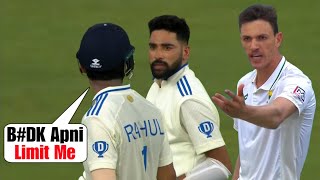 KL Rahul gave huge reply when Marco Jansen misbehaved Mohammed Siraj during Ind vs Sa 1st Test [upl. by Zelle]