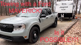 Can you REALLY tow with a Ford MAVERICK Monte Sano State Park fordmaverick towing maverick [upl. by Farica]