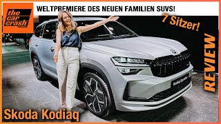 Skoda Kodiaq im Test 2024 Weltpremiere des NEUEN Familien SUV Review  7Sitzer  Sportline  RS [upl. by Tuinenga]