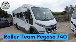 Roller Team Pegaso 740  Motorhome Auction [upl. by Wojcik]