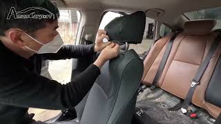 Car seat cover installation [upl. by Nauqyaj]