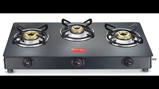 Prestige Magic Plus GTMP03 glass manual gas stove 3 Burners prestige prestigefamily [upl. by Aneleasor]