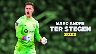 Ter Stegen Impressive Saves in 2023 [upl. by Nnaeirrac]