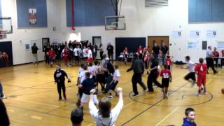 CLBL 6th Grade Championship game halfcourt buzzer beater [upl. by Reisch]