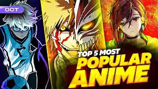 TOP 5 MOST POPULAR ANIME  NEW ANIME Hindi  Fall 2024 Anime  AJAY KA REVIEW [upl. by Sulamith]