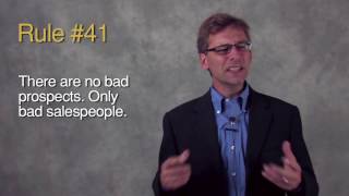 Sales Tips Sandler Training Rule 41 There Are No Bad Prospects [upl. by Repmek]