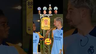 Players Reacting to FIFA 25 Cards  Walker 💀 realmadrid shorts [upl. by Hakkeber161]