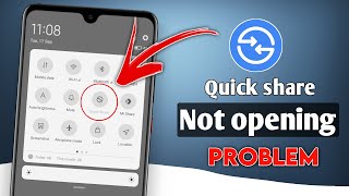 Quick Share Not Showing Device  Quick Share Not Opening  Quick Share Option Not Showing [upl. by Ahseital511]