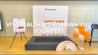 Celebrating 77 Years of Wellness Highlights from VitaHealth x Guardian YUU Yoga Fest [upl. by Ariom]