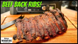 Ninja Woodfire Grill Beef Back Ribs [upl. by Dexter]