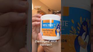 Best treatment for damaged skin barrier Triple Paste skincare tretinoin acneproneskin capcut [upl. by Saberio]