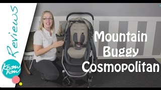 Mountain Buggy Cosmopolitan Stroller Review Mountain Buggys Urban Buggy [upl. by Nithsa]