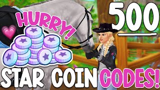 NEW FREE 500 STAR COINS CODE GIVEAWAY PART ONE [upl. by O'Conner840]