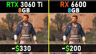 RTX 3060 Ti vs RX 6600 in 2023  Performance Comparison in 10 Latest AAA Games [upl. by Kilby]