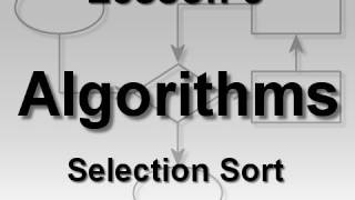 Algorithms Lesson 8 Selection Sort [upl. by Idnym]