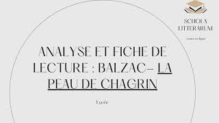 La Peau de Chagrin de Balzac résumé en 10 minutes   Bac 2025 [upl. by Milone]