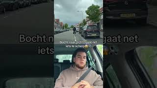 Bocht gaat fout 😂rijles rijlessen rijschool rijbewijs rijbewijstips rijbewijshalen fy foryou [upl. by Nessej]