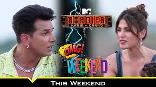 इस Weekend मचेगा कोहराम जब भिड़ेंगे Prince Narula और Rhea Chakraborty  MTV Roadies S19कर्म या काण्ड [upl. by Lenrow]